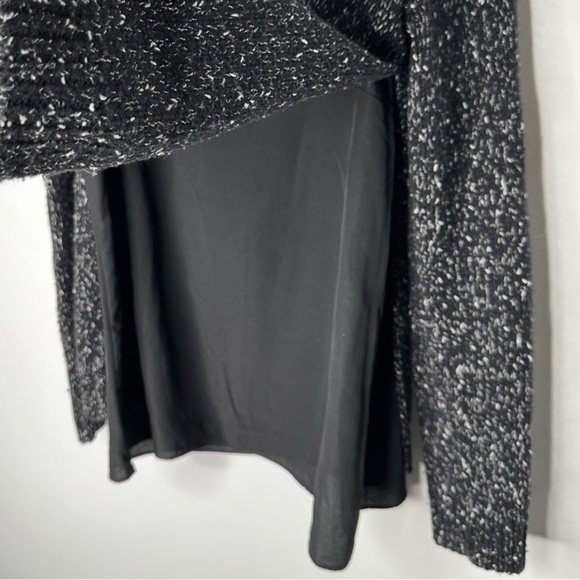 Club Monaco Kaelane Mixed Media Sweater Black Size Medium - Picture 11 of 16